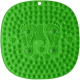 Sharplace Fußmassage-Pad, Fußpresse-Pad-Matte, Badezimmermatte, Fußreflexzonenmassage-Matte, Akupressurmatte für Büro, Wohnzimmer, Reisen, Haushalt, GrÜn