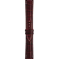 Mido - Leder Lederarmband Baroncelli M610009038 - alligator-prägung,braun,rind
