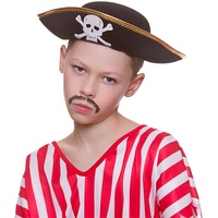 Kindergröße Piraten Hut Kinder Seeräuber Pirat Kostüm Jungen Mädchen S
