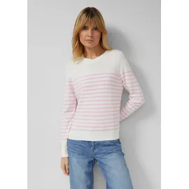 s.Oliver Gestreifter Pullover aus Viskosemix pink 38