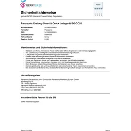 Panasonic eneloop Smart & Quick Charger BQ-CC55 Preis nach Code NIKOLAUS