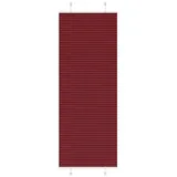 vidaXL Plissee Bordeauxrot 75x200 cm Stoffbreite 74,4 cm Polyester, Faltrollo, Klemmfix, Plisseerollo, Jalousie, Rollo, Plisseerollo für Fenster