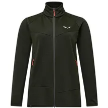 Salewa Puez Altavia Polarlite Fleece Mit Durchgehendem Reißverschluss - Dark Olive - XS