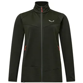Salewa Puez Altavia Polarlite Fleece Mit Durchgehendem Reißverschluss - Dark Olive - XS