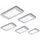 Naber Hull Farbwechsel LED 5er-Set edelstahlfarbig