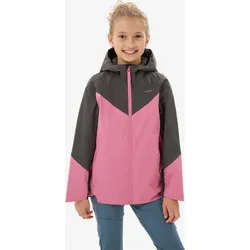 Wanderjacke Kinder Gr. 122–170 wasserdicht Wandern - MH500 rosa altrosa 131-140cm 8-9J