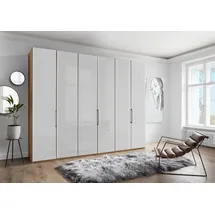 Wiemann Falttürenschrank Monaco 295,2 x 216 x 58 cm Braun/Weiß