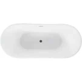 Beliani Antigua Freistehende Badewanne 78 x 180 cm (Rot)