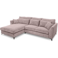 filippo Ecksofa Vera Cord Rosa