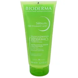 Bioderma Sebium Gel Moussant Actif Foaming Gel Oily To Acne-Prone Skin 200 ml