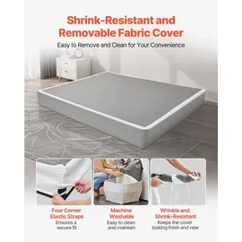 Vevor Boxspringbettgestell 2010 x 1925 mm Grey