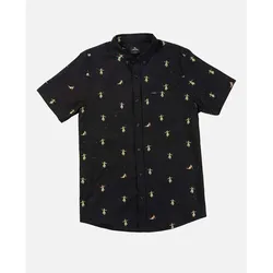 RipCurl Hula Breach Short Sleeve Shirt black (90) M