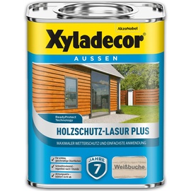 Xyladecor Holzschutz-Lasur Plus, 750 ml, Weissbuche