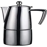 ILSA 0091S020IE Espressokocher Satin, Induktion, 2 Tassen, Dichtungen, Stahl.