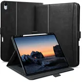 zinibri Handgemacht Hülle für iPad (A16) 11. Generation 2025 11 Zoll A3354 A3355 A3356, iPad 10. Generation 2022 10,9'' A2696 A2757 Schwarz