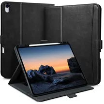 zinibri Handgemacht Hülle für iPad (A16) 11. Generation 2025 11 Zoll A3354 A3355 A3356, iPad 10. Generation 2022 10,9'' A2696 A2757 Schwarz