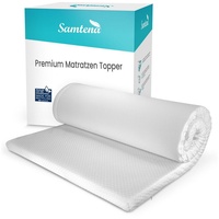 Matratzenauflage Samtena viscoelastischer Matratzentopper mit Memory Foam Effekt Samtena, water resistant