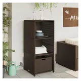 vidaXL, Gartenhaus + Gartenschrank, Dane