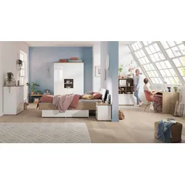 Composad Schreibtisch Globo Holzoptik River Blue