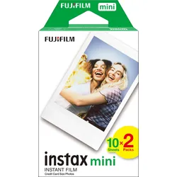 FUJI Instax Mini Sofortbildfilm Doppelpack (2 x 10 Bilder)