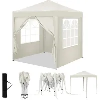 Woltu - Pavillon 2x2 m Wasserdicht Faltpavillon mit 4