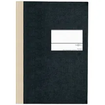 Pagna Geschäftsbuch Classica A4 kariert Schwarz