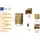 OTTO home Waschbeckenunterschrank Rauna 76 x 44 cm Beige
