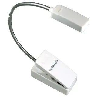 E-Booklight Weiß | LED Leselampe mit Clip für Bücher und E-Reader / Bookchair Vertrieb / Sonstige