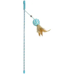 Duvoplus Cat Toy Spielangel Catchy Papierball - blau
