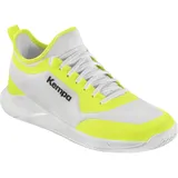 Handballschuhe Kinder weiß/fluo gelb 37