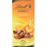 Lindt Schokolade Marille | 12 x 100 g Tafel | Vollmilch-Schokolade mit fruchtigem Marillenbrand, alkoholhaltig | Schokoladentafel | Schokoladengeschenk