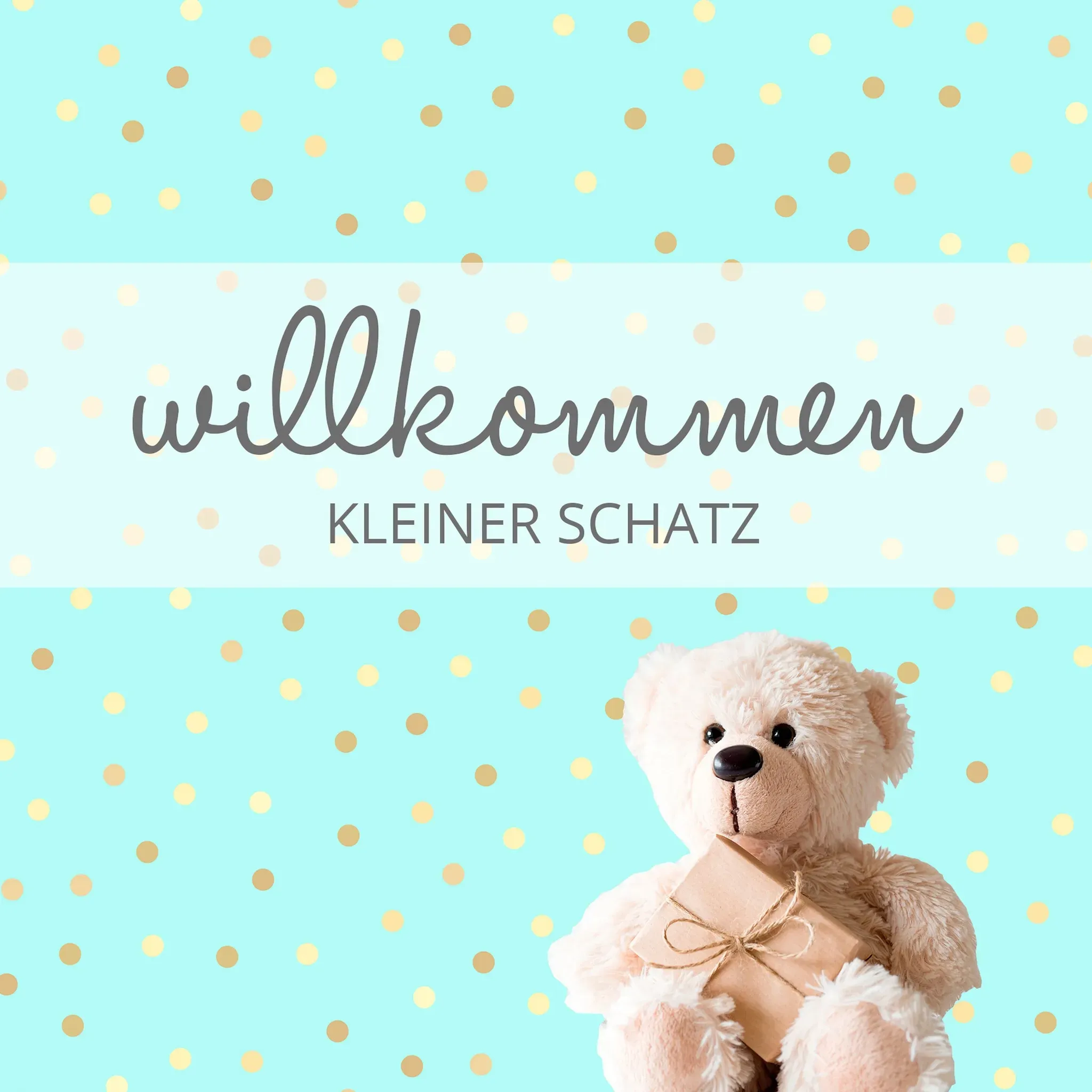 baby-walz Geschenkgutschein Willkommen kleiner Schatz, mehrfarbig