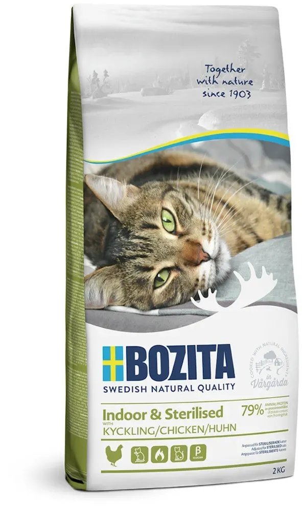 Bozita Indoor & Sterilised Chicken Katzentrockenfutter 2 Kilogramm