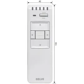 SELVE GmbH & Co. KG iveo Send 10 Funk-Handsender 10-Kanal weiß