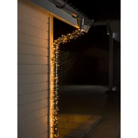 Konstsmide LED Lichterkette 400 bernsteinfarbene LEDs innen und Außen