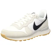 Nike Damen WMNS Internationalist Low-Top, Mehrfarbig (Summit White/Black/Gum Yellow), 36.5 EU - 36.5 EU