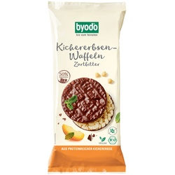 BYODO Kichererbsen-Waffeln Zartbitter 65g