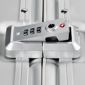 Redolz Pro Aluminium 4-Rollen Cabin 55 cm / 42 l silber