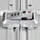 Redolz Pro Aluminium 4-Rollen Cabin 55 cm / 42 l silber