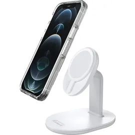 Otterbox Ladestation, Starke magnetische Ausrichtung und Befestigung mit MagSafe, schlanke Ladelösung für iPhone, Weiß