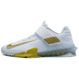 Nike Savaleos Herren White/Met Gold 41