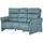Hukla Sessel Corina Leder 202 x 112 x 103 cm Blau mit Relax-Funktion
