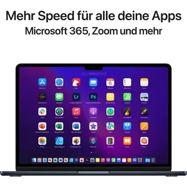 Apple MacBook Air M2 2022 13,6" 8 GB RAM 512 GB SSD 10-Core GPU Mitternacht