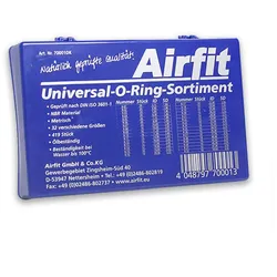 Universal-Dichtungskoffer, O-Ring-Sortiment, Airfit, 32 verschiedenen Größen