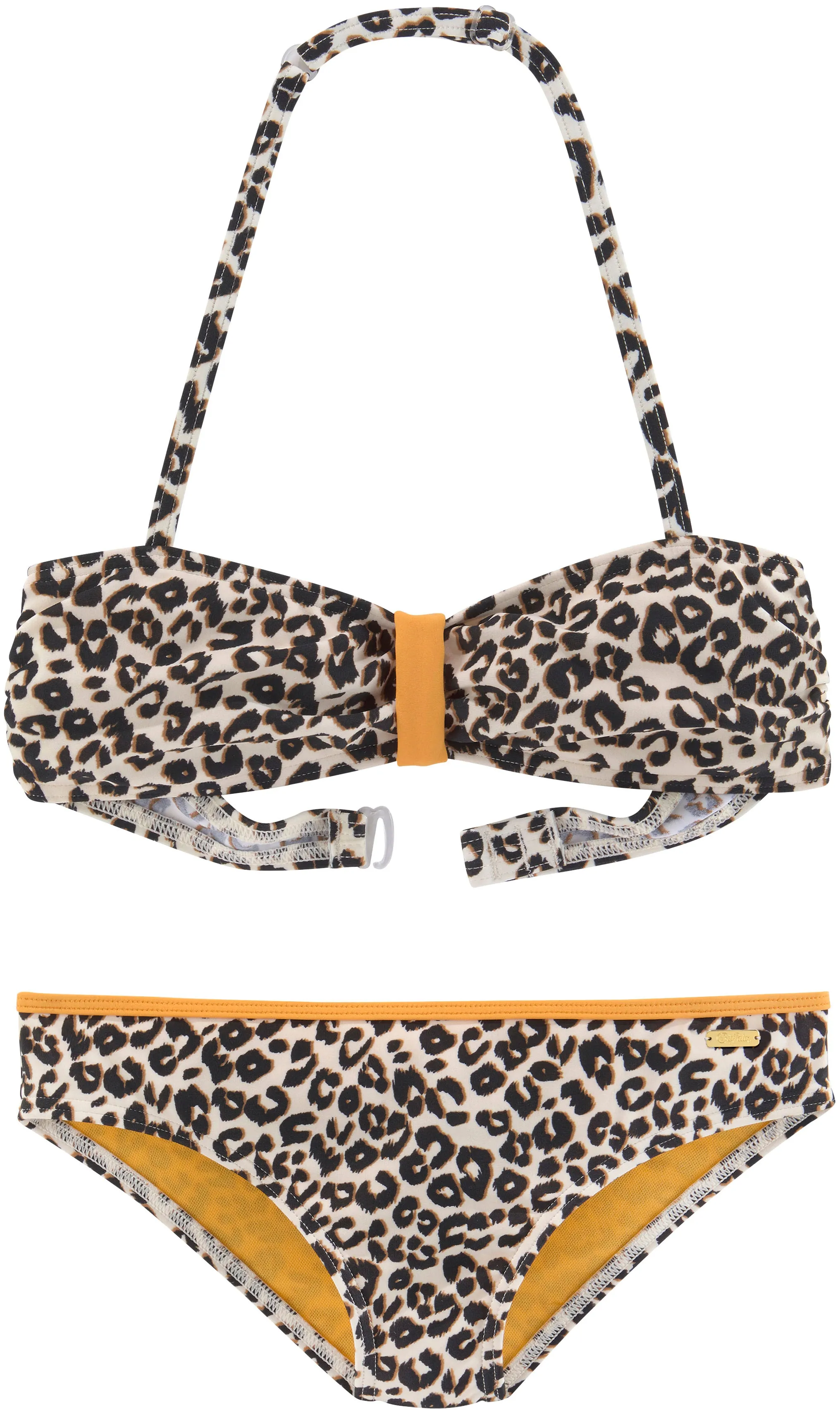 Buffalo Bandeau-Bikini »Kitty Kids«, im Leodruck Buffalo leo 146/152