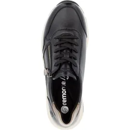 REMONTE Sneaker in Schwarz/Gold - Gr.: 39