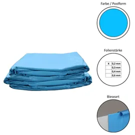 Steinbach Rundfolie blau Ø 3,60 m x 0,90 m