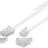 goobay RJ45-RJ11 Anschlußkabel 3m, ws, St/St 93061