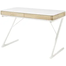 MCA Furniture Schreibtisch Bukarest weiß matt lackiert