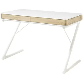MCA Furniture Schreibtisch Bukarest weiß matt lackiert